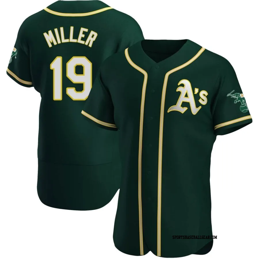 Mason Miller Men's Oakland Athletics Green Authentic Alternate Jersey