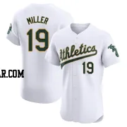 Mason Miller Men's Oakland Athletics White Elite Home Jersey