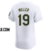 Mason Miller Men's Oakland Athletics White Elite Home Jersey