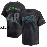 Mason Montgomery Youth Tampa Bay Rays Charcoal Limited 2024 City Connect Jersey