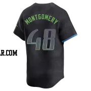 Mason Montgomery Youth Tampa Bay Rays Charcoal Limited 2024 City Connect Jersey