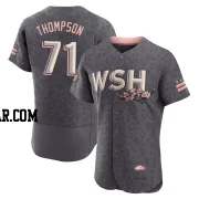 Mason Thompson Men's Washington Nationals Gray Authentic 2022 City Connect Jersey