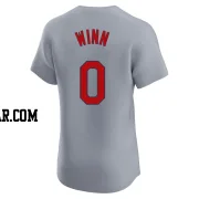 Masyn Winn Men's St. Louis Cardinals Gray Elite Road Jersey