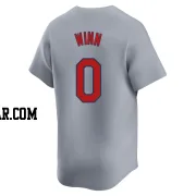 Masyn Winn Men's St. Louis Cardinals Gray Limited Away Jersey