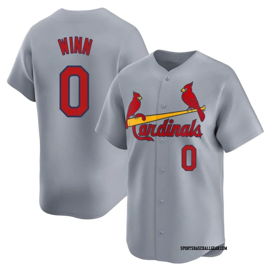 Masyn Winn Men's St. Louis Cardinals Gray Limited Away Jersey