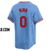 Masyn Winn Men's St. Louis Cardinals Light Blue Limited Cooperstown Collection Jersey