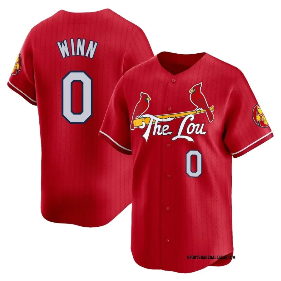 Masyn Winn Men's St. Louis Cardinals Red Limited 2024 City Connect Jersey