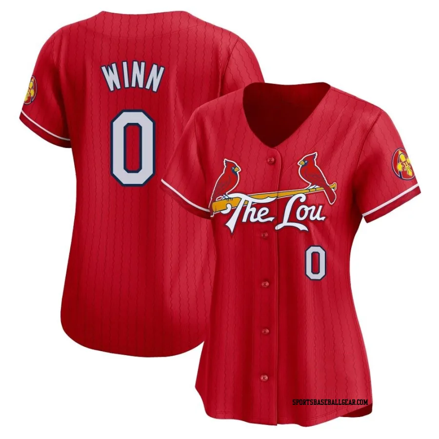 Masyn Winn Women's St. Louis Cardinals Red Limited 2024 City Connect Jersey