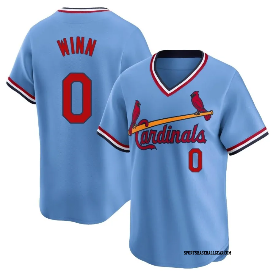 Masyn Winn Youth St. Louis Cardinals Light Blue Limited Cooperstown Collection Jersey