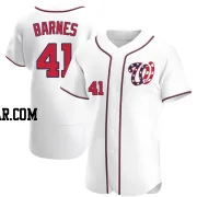 Matt Barnes Men's Washington Nationals White Authentic Alternate Jersey