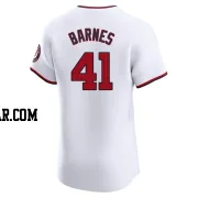 Matt Barnes Men's Washington Nationals White Elite Home Jersey