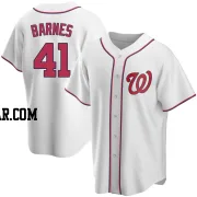 Matt Barnes Men's Washington Nationals White Replica Home Jersey