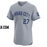 Matt Beaty Men's Kansas City Royals Gray Elite Road Jersey