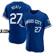 Matt Beaty Men's Kansas City Royals Royal Authentic 2022 Alternate Jersey