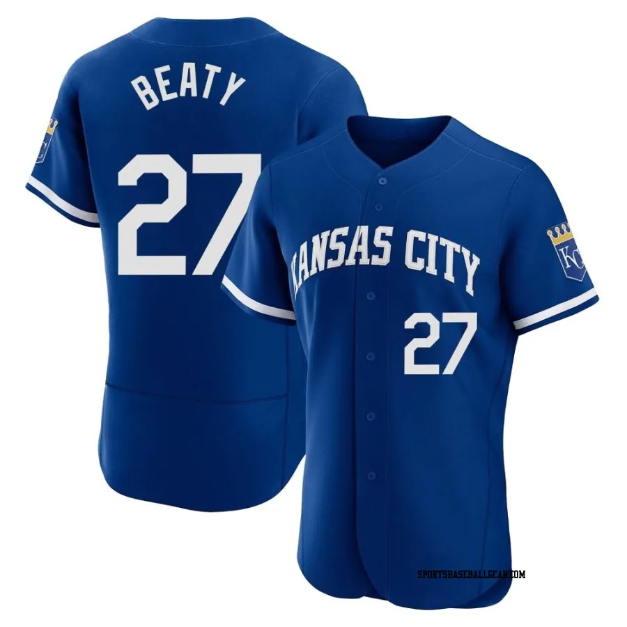 Matt Beaty Men's Kansas City Royals Royal Authentic 2022 Alternate Jersey