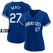 Matt Beaty Men's Kansas City Royals Royal Replica 2022 Alternate Jersey