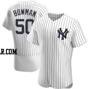 Matt Bowman Men's New York Yankees White Authentic Home Jersey