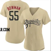 Matt Bowman Women's Arizona Diamondbacks Gold Authentic 2021 City Connect Cool Base Jersey