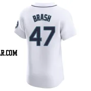 Matt Brash Men's Seattle Mariners White Elite Home Jersey