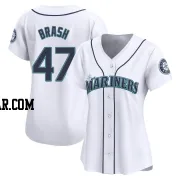 Matt Brash Women's Seattle Mariners White Limited Home Jersey