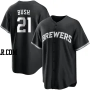 Matt Bush Youth Milwaukee Brewers Black/White Replica Jersey