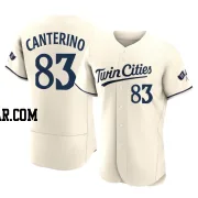 Matt Canterino Men's Minnesota Twins Cream Authentic Alternate 2023 Jersey