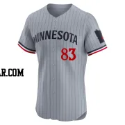 Matt Canterino Men's Minnesota Twins Gray Elite Road Jersey