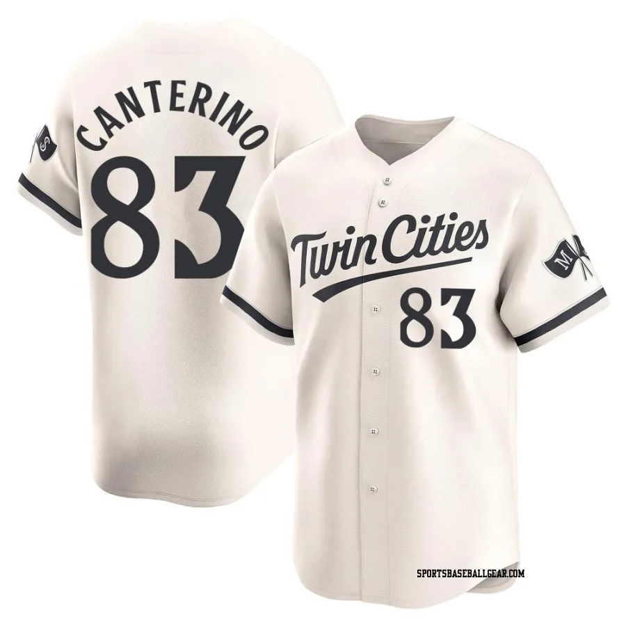 Matt Canterino Youth Minnesota Twins Cream Limited Alternate Jersey