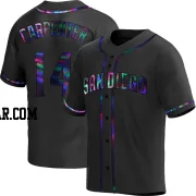 Matt Carpenter Men's San Diego Padres Black Holographic Replica Alternate Jersey