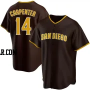 Matt Carpenter Men's San Diego Padres Brown Replica Road Jersey