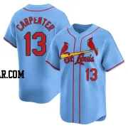 Matt Carpenter Men's St. Louis Cardinals Light Blue Limited Alternate Jersey