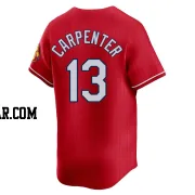 Matt Carpenter Men's St. Louis Cardinals Red Limited 2024 City Connect Jersey