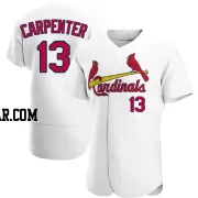 Matt Carpenter Men's St. Louis Cardinals White Authentic Home Jersey