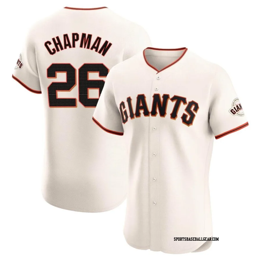 Matt Chapman Men's San Francisco Giants Cream Elite Home Jersey