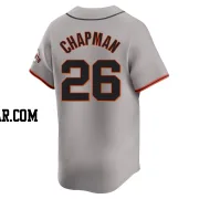 Matt Chapman Men's San Francisco Giants Gray Limited Away Jersey