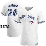 Matt Chapman Men's Toronto Blue Jays White Authentic Home Jersey