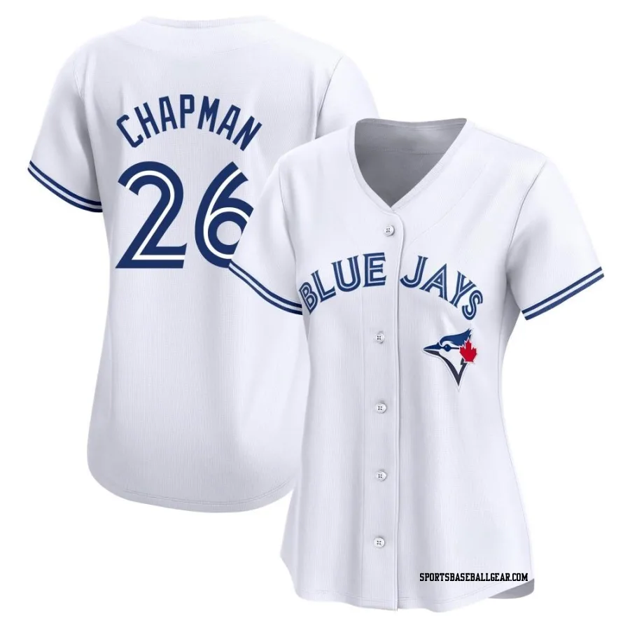 Matt Chapman Women's Toronto Blue Jays White Limited Home Jersey