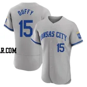 Matt Duffy Men's Kansas City Royals Gray Authentic 2022 Road Jersey