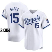 Matt Duffy Men's Kansas City Royals White Limited Home Jersey