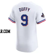 Matt Duffy Men's Texas Rangers Gold Elite White 2024 Collection Jersey