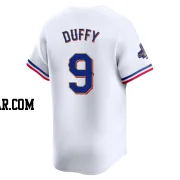 Matt Duffy Men's Texas Rangers Gold Limited White 2024 Collection Jersey