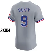 Matt Duffy Men's Texas Rangers Gray Elite Road Jersey