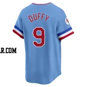 Matt Duffy Men's Texas Rangers Light Blue Limited Cooperstown Collection Jersey