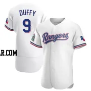 Matt Duffy Men's Texas Rangers White Authentic Home Jersey