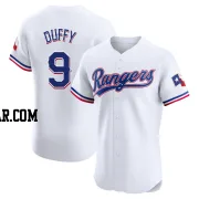 Matt Duffy Men's Texas Rangers White Elite Home Jersey