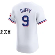 Matt Duffy Men's Texas Rangers White Elite Home Jersey