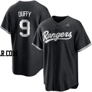 Matt Duffy Men's Texas Rangers White Replica Black 2023 World Series Jersey