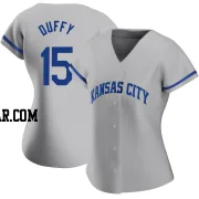 Matt Duffy Women's Kansas City Royals Gray Authentic 2022 Road Jersey