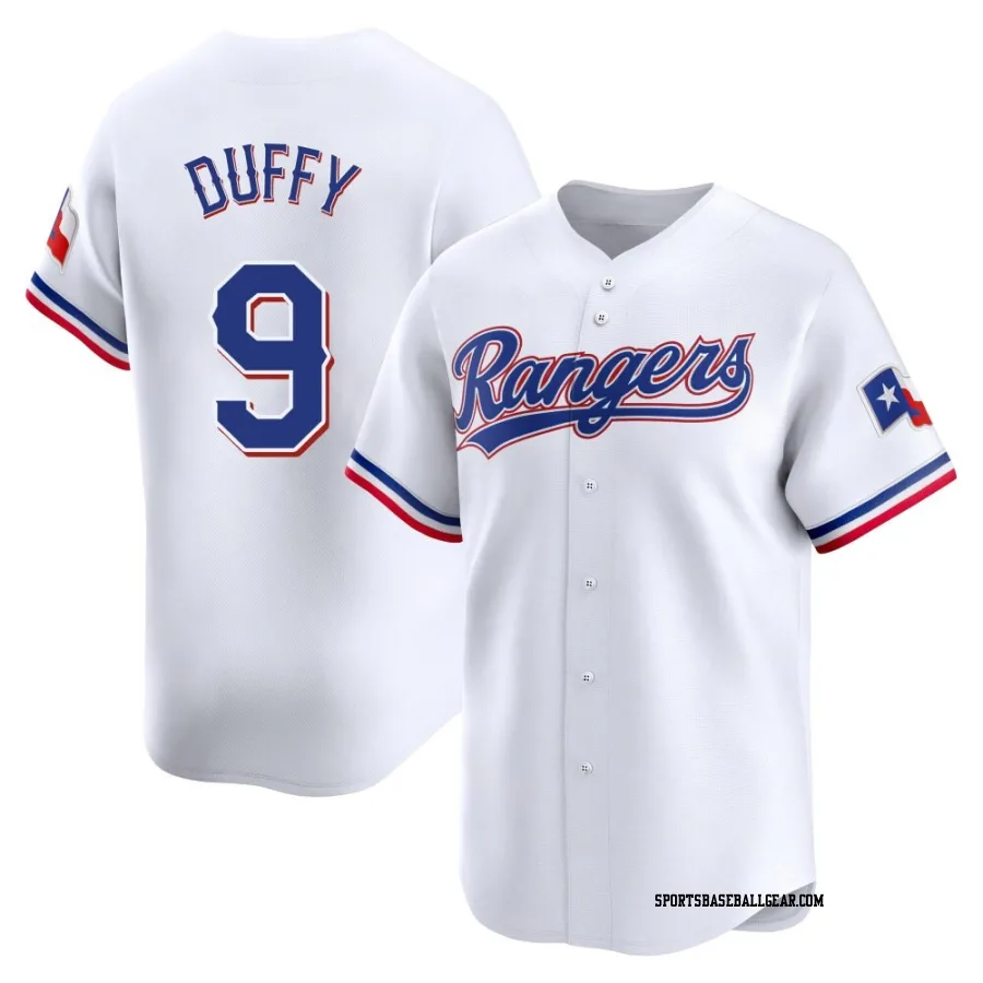 Matt Duffy Youth Texas Rangers White Limited Home Jersey