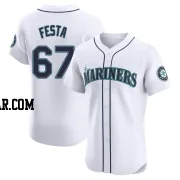 Matt Festa Men's Seattle Mariners White Elite Home Jersey